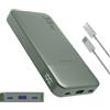 JUOVI Power Bank 10000mAh, Caricatore Portatile da 35W, Ricarica Rapida Caricabatteria Portatile con PD3.0 e QC4.0, JUOVI Batteria Esterna per iPhone serie 15 14 13, Galaxy, Tablet, Switch, ecc (Verde)