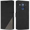 SONWO Cover per Huawei Mate 10 PRO Custodia, Flip Caso in PU Pelle Case Cover Premium Portafoglio Custodia per Huawei Mate 10 PRO, Supporto Stand, Slot per Schede, Nero