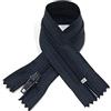 JYC CREATIVE 10 Chiusure Lampo in Nylon, 24 Colori e Misure, Cerniera per Cucire, Chiusure Lampo per Cucire su Vestiti, Tessuti, Chiusuri Lampo al Metro n.3, 10 x 30 cm, blu 1320