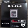 Sony Scheda di memoria SONY XQD 64 GB QD-G64E-J Giappone NUOVA