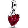 PANDORA ME Mini pendente a forma di cuore in argento Sterling con cristalli rossi «Cherries Jubilee»