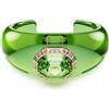 Swarovski Bracciale Dulcis, Taglia ottagonale, Pavé, Verde, Bagno tono oro, Medium, Cristallo, Zirconia cubica