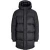 JACK & JONES Jcounion Long Puffer Jacket SN, Nero, S Uomo