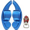 HIBEYO 2 pezzi di prolunga per bilanciere del cambio Shift Paddle in alluminio blu per VW Golf 6 Passat cc Golf 5 MK5 MK6 Tiguan Jetta GTI R20 R36 Scirocco EOS volante, set di ricambio