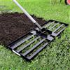 Walensee Rastrello livellatore per prato, 213 cm, 76 x 25 cm Strumento Levelawn, strumento livellatore per prato resistente e che richiede uno sforzo minimo, livellatore per prato, giardino, terreno, sabbia