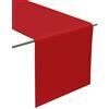 Lemos Home Runner da tavola in tessuto minimalista, moderno, liscio, orlo largo, non necessita di stiratura, resistente, lavabile fino a 60°C, adatto all'asciugatrice. Cucina e soggiorno. Dimensioni e colore a