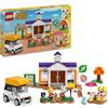 LEGO Animal Crossing Concerto in Piazza con K.K., Casa Giocattolo, Caffè e Veicolo da Costruire Ispirati al Videogioco, Giochi Creativi per Bambine e Bambini da 7 Anni, Idea Regalo di Compleanno 77052