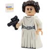 LEGO Star Wars: Principessa Leia Minifigure con pistola Blaster e Mantello Bonus