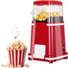 Cozary Macchina Popcorn, Macchina Per Popcorn ad Aria Calda Da 1200 W Con Misurino, One-Touch,Senza Grassi, 2 Minuti Veloce, per il Cinema Casa, le Serate Cinematografiche,Natale, le Feste,Retro