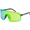 Out Of - Rams Adapta, occhiali da sole sportivi con lenti Zeiss, made in Italy (Green lens - white logo, M)