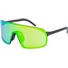 Out Of - Rams Adapta, occhiali da sole sportivi con lenti Zeiss, made in Italy (Green lens - black logo, S)