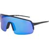 Out Of - Piuma, occhiali da sole sportivi con lenti fotocromatiche polarizzate, made in Italy (Black, L, The One Gelo)