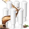 Caehomly 6 filtri dell'acqua di ricambio compatibili con Krups F088 F08801, filtro a 3 livelli adatto per macchina da caffè Nivona, Melitta Pro Aqua
