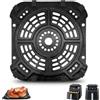 GXF Padella per friggitrice ad aria per friggitrice ad aria Ninja AF181 Pro XL 6 in 1 6,5 QT, 21,6 cm × 20,3 cm, accessori per friggitrice ad aria, piastra per griglia piastra più croccante, parti di