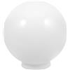 PRETYZOOM Paralume a Sfera Da Esterno Copertura Di Ricambio Per Lampada Globo Lampione Giardino in Acrilico Facile Da Installare Per Patio E Spazi Esterni 7.87 in