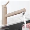 Tondiy Rubinetto Cucina Avena con Doccetta Estraibile a 2 Modalità, Miscelatore per Lavello Girevole a 150°, Rubinetti Monocomando in Acciaio Inox 304, Calda e Fredda Regolabile
