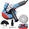 FANZTOOL FANZWORK 1900W (MAX) Smerigliatrice per calcestruzzo con motore brushless EC, set 125 mm, cuffia aspirazione e valigetta, senza manutenzione