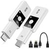 ICZI HDMI Wireless Transmitter and Receiver, 4K UHD Dongle HDMI Wireless Extender, Range 165FT/50M, Dual Band 2.4/5.8G Streaming Video/Audio/File from Laptop, PC, TV Box to Monitor/HDTV/Projector