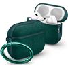 Spigen Cover Urban Fit Compatible con AirPods Pro 3 (3a Generazione 2025) con Moschettone, Custodia AirPods Pro 3 - Verde Mezzanotte
