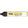 KREUL 49716 - Candle Pen, inkagold, 29 ml, Penna per Candele con Punta fine, Vernice con Cera d'api per Decorare e dipingere Le Candele