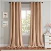 MIULEE Tende Velluto Beige Arrossato per Interni Tenda Moderne, Eleganti Tenda per Camera da Letto Salotto e Soggiorno, 2 Pezzi Tende Oscuranti Termiche per Interni Velluto Occhielli L 140 x A 225 CM
