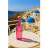 KWARE Bottiglie in vetro stile vintage KWARE da 1 litro con tappo a pressione - Ideali per uso domestico o commerciale - Riempire con acqua, vino, liquori, olio, birra, grappa o liquori (ROSA)