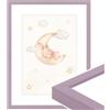 WANDStyle cornice per la camera dei bambini, per i disegni, 20x28 cm, moderno cornice in legno viola, Made in Germany - H950