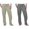 Celucke Pantaloni Lino Cotone Uomo Estivi Lunghi Traspiranti Comodi Pantaloni Casual con Elastico in Vita Eleganti Larghi Pantaloni con Tasche Pantalone Moda Tinta Unita Yoga Pantalaccio