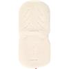 Kaiser Naturfelle 66005 - Vello d'agnello per passeggino, forma universale, 35 x 80 cm, colore: Bianco
