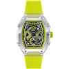 Ice-Watch ICE boliday Clear yellow skel Plastic orologio da uomo giallo con cinturino in silicone, 024286 (Medium)