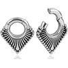 Vankula Orecchini Pesi Pendenti Flesh Tunnel Pesi Tondi Orecchini a Cerchio in Acciaio Inox per Uomo Donna Piercing all'orecchio Gioielli Estesi 4mm 6mm 8mm, Metallo