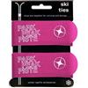 Manbi Pro Jumbo Coppia Di Velcro Cinghie Per Sci Atomic K2 Testa Cavetto Anti-ingombro Cinghia Per Bagagli - Rosa