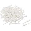 PATIKIL Plastica Freccetta Punte, 50pz 2BA Filettatura Morbido Freccetta Punte Ricambi Plastica Punta Morbido Punta Freccetta Accessori, Bianco