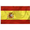 TCTOHZNG Bandera española 90 x 150 cm-Bandiera spagnola Poliestere Metallo Occhielli all'aperto Colore vivido e Adatto per uso interno ed esterno Spanish flag…