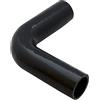 LDKEKDF 90 gradi silicone Turbo e refrigerante tubo flessibile gomito ID: 16 mm - nero
