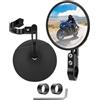 SUPAREE Specchietti Moto Universali specchietti moto manubrio omologati specchietti moto pieghevoli Adatto a Manubri con Diametri di 22 mm e 25,4 mm per Scooter Cruiser