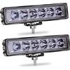 Biqing 2PCS 6 Pollici Faro da Lavoro LED,18W Barra LED 12V/24V Fari Supplementari 6000K Faretti Led Auto Fari Fendinebbia per Camion SUV Moto 4x4 Fuoristrada