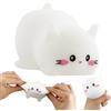 Henjunu Giocattoli Antistress di Gatto,Fidget Anti Stress Squeeze Toy,Gatto Squeeze Toy,Ga-tto Antistress Toy,Divertente Giocattolo Antistress per Bambini e Adulti