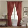Elrene Home Fashions 026865721874 Oscurante. & Energy Efficient Foderato Tasca da Finestra Tenda Plissettata Regal Solido Pannello, Rouge, 52x95