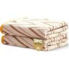 Rapport Home Helix - Confezione da 2 asciugamani per il viso, 30 x 30 cm, lussuosi 500 g/m², 100% cotone, certificati Oeko-Tex, morbidi e assorbenti