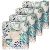 Greenland Home Atlantis - Cuscino per sedia con tripla imbottitura, 4 pezzi (confezione da 1)