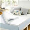 Best Price Mattress Best Price Materasso in Memory Foam Gel da 3 Pollici con Fodera Certificato CertiPUR-US Queen