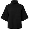 YAS Y.A.S Yasemila - Maglione a Maglia 2/4, Taglia S. Noos, Nero, M