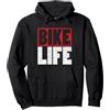 Bike Life on Two Wheels Tees Maglietta da ciclismo Living the Bike Life Felpa con Cappuccio