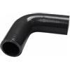 LUXERAD, Tubo di accoppiamento in silicone, Tubo dell'aria, Connettore dritto in silicone a 90 gradi, ID 25 mm, Lunghezza 102 mm, 4 strati, Tubo per turbo, Tubo per intercooler turbo di aspirazione