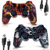 CHENGDAO Controller per PS3, Wireless Joystick per PS3 con doppio shock compatibile con Playstation 3 con cavo di ricarica
