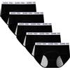 Anntry Mutandine per Periodo mestruale in Cotone da Ragazza per Adolescenti Confezione da 5 Pezzi Slip Intimo Protettivo a Prova di perdite da Donna (XL, Stile2)