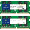 Timetec Premium 32GB KIT(2x16GB) DDR4 3200MHz (PC4-3200AA) PC4-25600 SODIMM RAM per laptop, mini PC e computer All-in-One - Non-ECC Unbuffered, 260 pin, 1,2V CL22 modulo di memoria