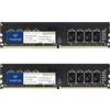 Timetec Premium 32GB KIT(2x16GB) DDR4 2400MHz (PC4-2400T) PC4-19200 UDIMM RAM per desktop - Non-ECC Unbuffered, 288 pin, 1,2V CL17 modulo di memoria DIMM