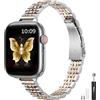 Towonshy Originale Cinturino Sottile in Metallo Compatibile Con Apple Watch 38mm 40mm 41mm 44mm 45mm 46mm 49mm, Acciaio Inossidabile per iWatch Ultra 1 2 3, Serie 12 11 10 9 8 7 6 5 4 3 2 1